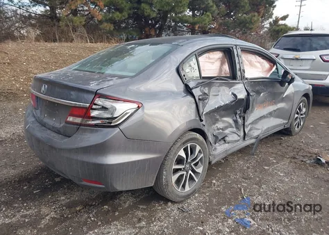 2014 Honda Civic Ex из США, поврежденный, VIN 2HGFB2F82EH527460